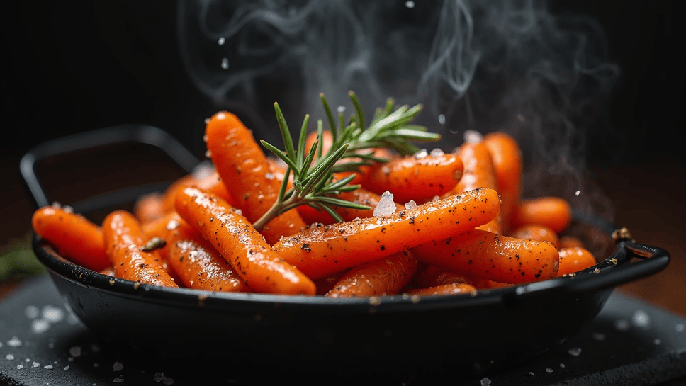 Rosemary roasted carrots for a savory low histamine breakfast